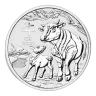 2021 Australia 1 oz Silver Lunar OX BU (Series III)
