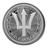2025 Barbados 1 oz Silver Trident BU