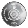 2025 1oz Niue - Lady Justice Silver Round