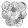 Off-Quality 1/2 Oz Silver Coins Gov't Minted (Random Design and Date)