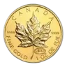 1999/2000 Canada 1 oz Gold Maple Leaf Fireworks Privy BU