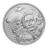 2022 $2 NIUE Albert Einstein E=MC2 Silver 1oz Round