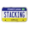 Pennsylvania License Plate - Stacking Across America 1oz Silver Bar
