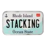 Rhode Island License Plate - Stacking Across America 1oz Silver Bar