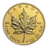 Canada 1 oz Gold Maple Leaf .999 Fine (Random Year)