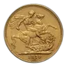 1871-1887-S Australia Gold Sovereign Young Victoria AU