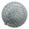 Golden State Mint (GSM) 1 Oz Incused Indian Silver Round