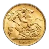 1915 Great Britain Gold Half Sovereign George V BU