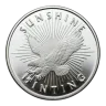 1 oz Sunshine Eagle Silver Round