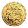 2018 Great Britain 1 oz Gold Two Dragons BU