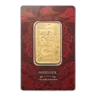 2025 1 oz Gold Bar - PAMP Good Luck Yellow Dragon (Assay)