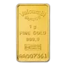 1 gram Gold Bar - Vintage Valcambi (Blue Assay)