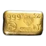 100 gram Gold Bar - Schöne Edelmetaal (Vintage, Poured)