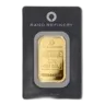 1 oz Minted Bars Gold Bar