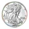2026 1 oz Silver Eagle - w/Harris Holder, Happy Easter Design