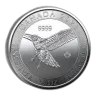 2020 1/2 Oz Canadian Red Tail Hawk Silver Coin - BU