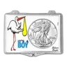 2026 1 oz Silver Eagle - w/Snap-Lock, It's A Boy! Stork Design