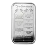1 oz Silver Bar - Ten Commandments