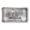 10 oz Silver Bar - Gadsden Flag (Don't Tread On Me)