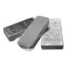 100 oz Silver Bars (Secondary Market, Varied Designs)