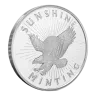1/2 oz Sunshine Silver Round (New, MintMark SI)