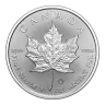 2026 1 oz Canadian .9999 Fine Silver Maple Leaf $5 Coin BU - Effigy King Charles III