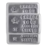 Leaf Silver Bar 10 oz - Poured