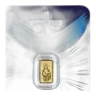 1 Gram Jesus Gold Bar In Dove and Cross Assay