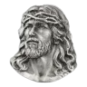 3 oz MK Barz Heavenly Jesus Sand Cast Silver Bar (New)