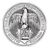 2019 2 oz Silver Queen's Beasts Falcon of the Plantagenets Bullion Coin