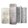 50 oz Silver Bar Unsealed (Circulated) - Various Brands