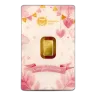 1 Gram Germania Mint Newborn Girl Gold Bar (New w/ Assay)