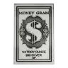 1/4 oz North View Products Money Gram Silver Card (New)