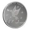 2025 1 oz The Holy Land Silver Dove Of Peace Round (BU)