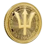 2025 1 oz Barbados Gold Trident Coin (BU)