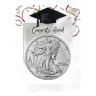 2026 1 oz American Silver Eagle Coin (BU, Happy Graduation Card)