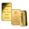 5 oz Gold Bar (Circulated) (Unsealed) - Various Brands