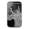 1 oz Columbia Goddess Silver Bar - Asahi Refining