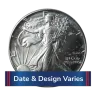 Random Year $1 1-oz American Silver Eagle Impaired