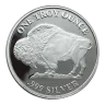 1 oz Buffalo Silver Rounds - .999 Fine Bullion