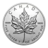 1 Oz Canadian Silver Maple Leaf Coin (Random Year/Backdated)
