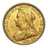 1893-1901-M Australia Gold Sovereign Victoria Veil Head AU