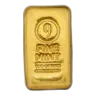 100 gram Cast-Poured Gold Bar - 9Fine Mint