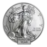 1 oz American Silver Eagle Coin BU (Random Year)