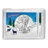 2025 1 oz American Silver Eagle - w/Harris Holder, Happy Holidays