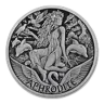 2022 Tuvalu 1 oz Silver Antiqued Gods of Olympus (Aphrodite)