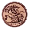 2001 Gold Half Sovereign Bullion Coin