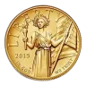 2015-W 1 Oz American Liberty High Relief Gold Coin - BU (with Box and COA)