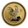 2005 1 oz Year of the Rooster Gold Coin - Lunar Series I