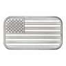 1 oz SilverTowne American Flag Silver Bar